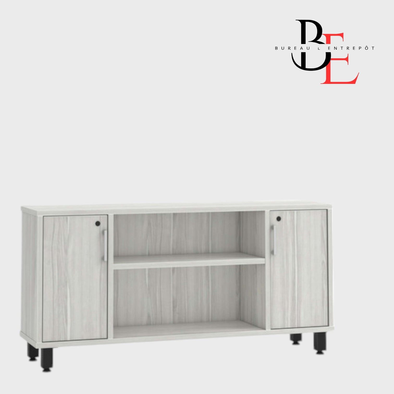 Crédence Étroite - Rangement Compact Sécurisé | Bureau L'Entrepôt