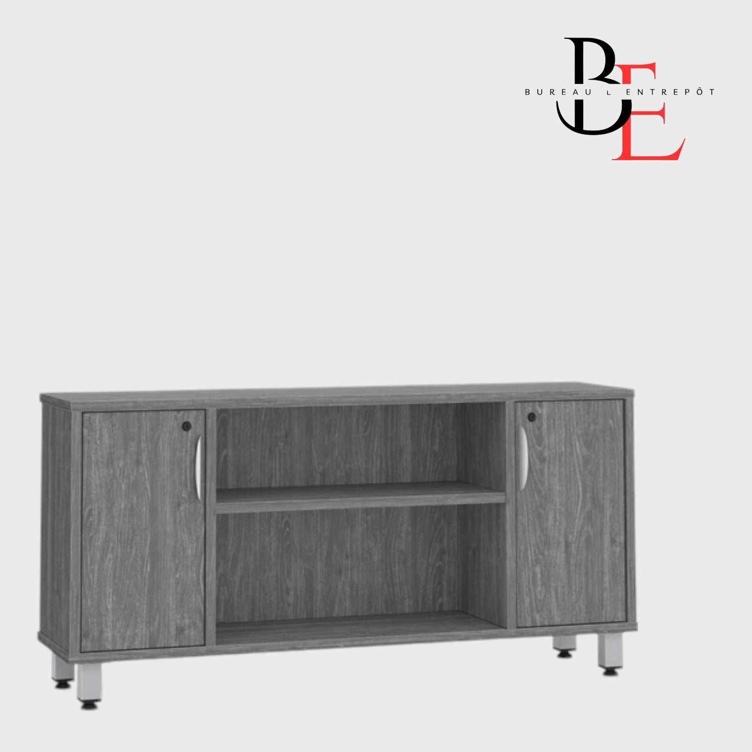 Crédence Étroite - Rangement Compact Sécurisé | Bureau L'Entrepôt