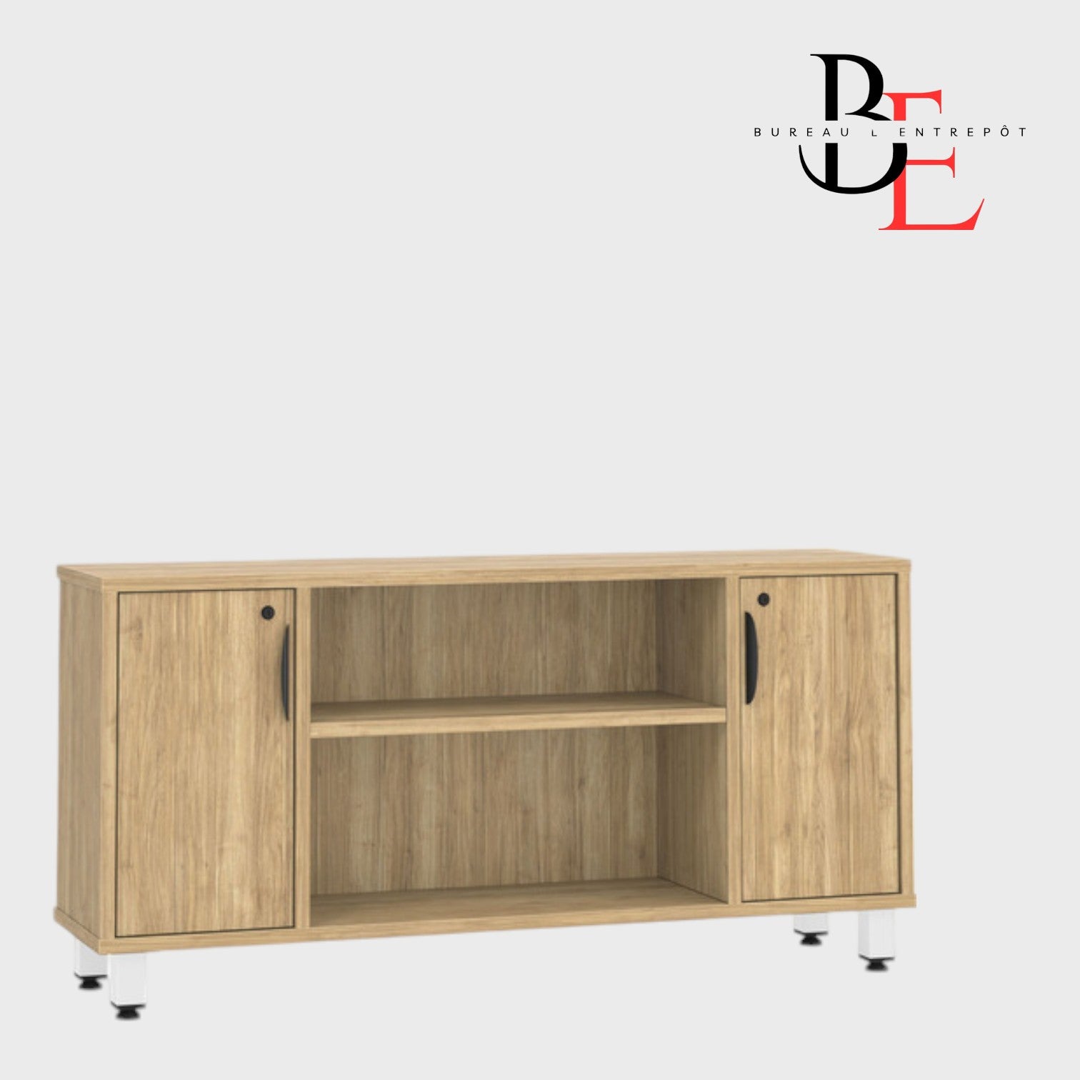 Crédence Étroite - Rangement Compact Sécurisé | Bureau L'Entrepôt