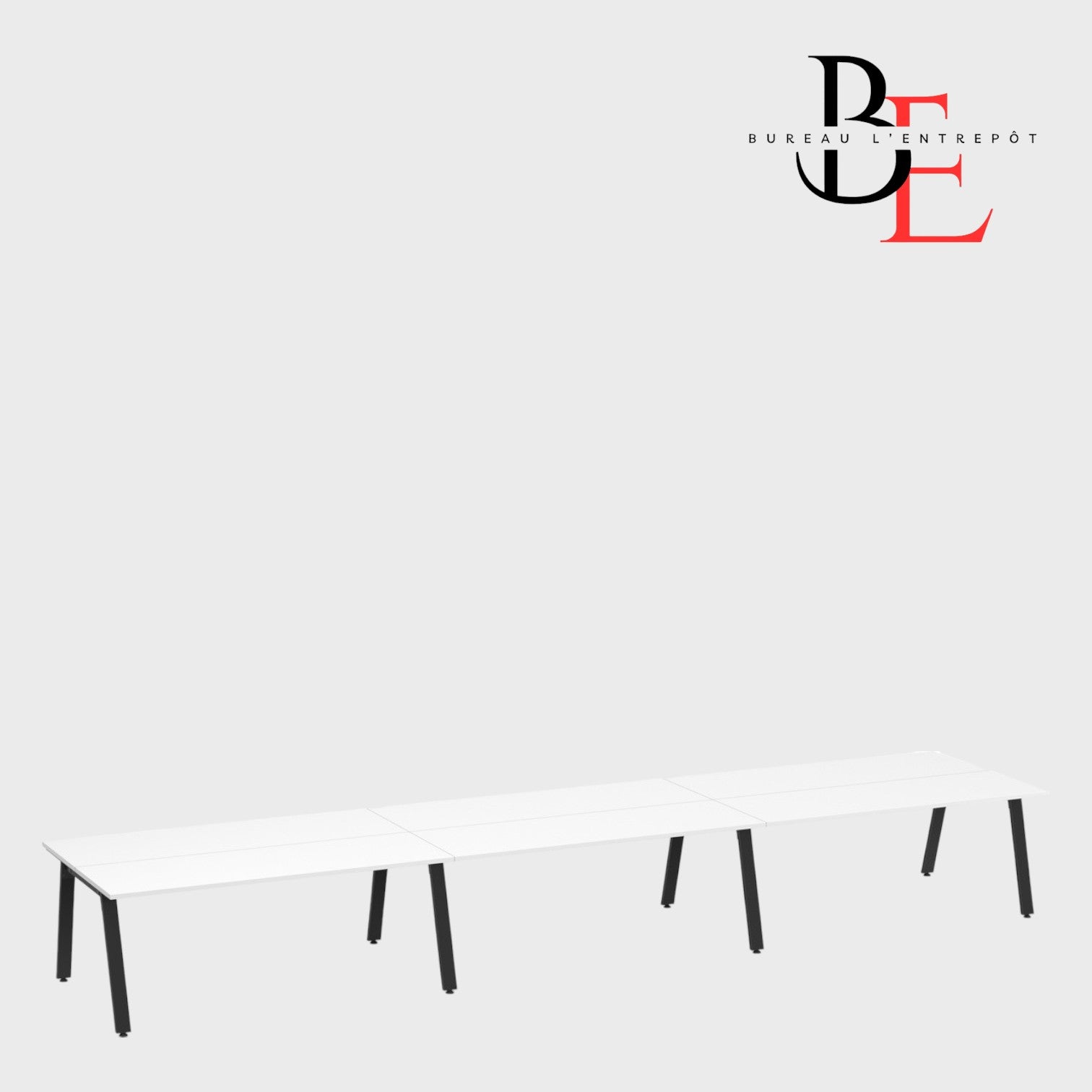 Espace de Travail Collaboratif pour 6 Personnes | Bureau L'Entrepôt