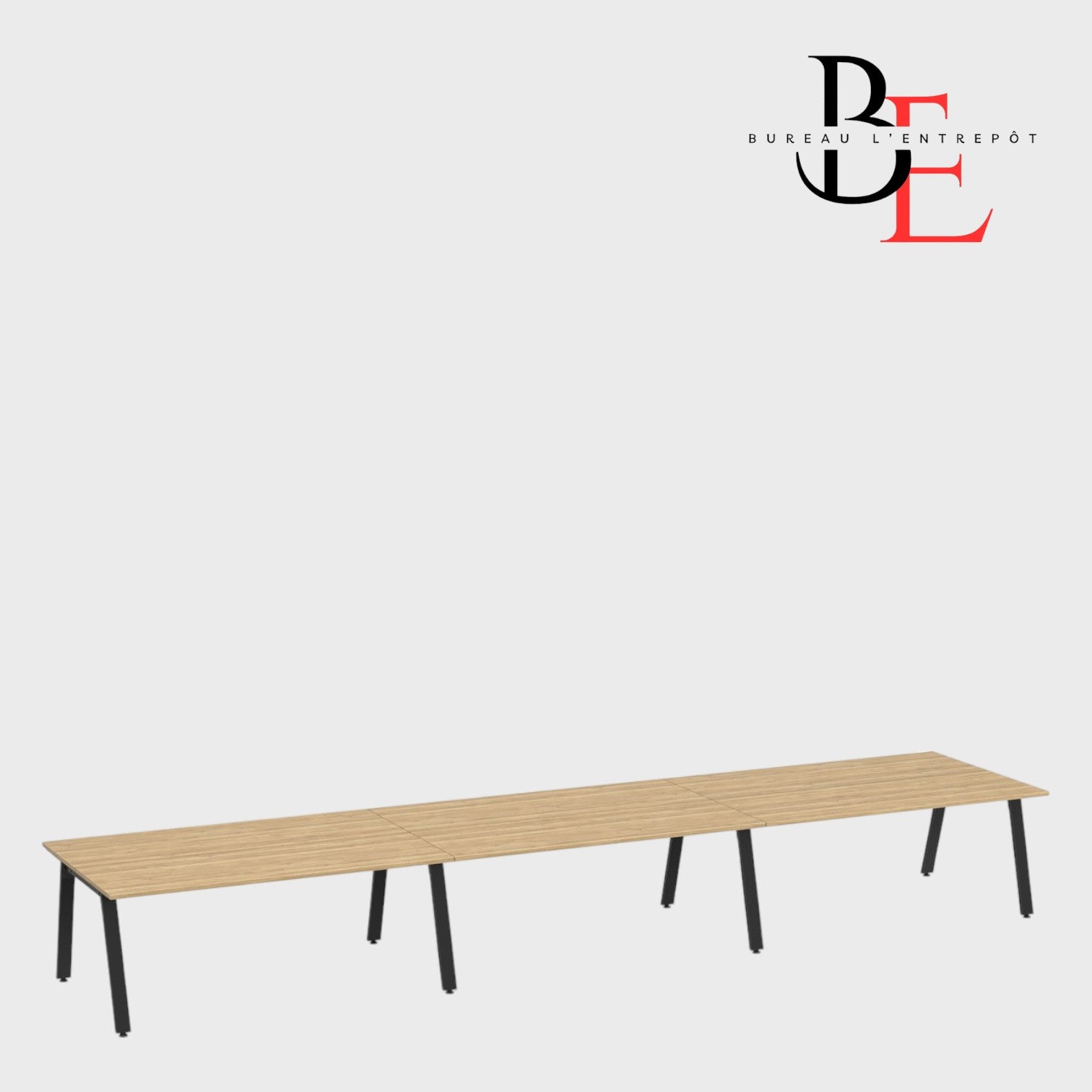 Espace de Travail Collaboratif pour 6 Personnes | Bureau L'Entrepôt