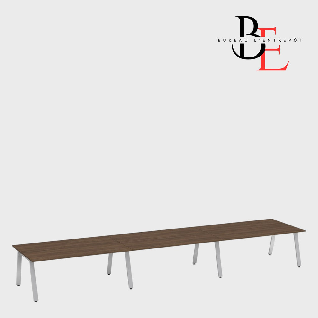 Espace de Travail Collaboratif pour 6 Personnes | Bureau L'Entrepôt