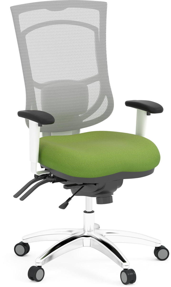 Fauteuil à Dossier Haut – Ergonomie Complète, Base Aluminium, Support Lombaire Ajustable | Bureau L'Entrepôt
