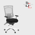 Fauteuil à Dossier Haut – Ergonomie Complète, Base Aluminium, Support Lombaire Ajustable | Bureau L'Entrepôt