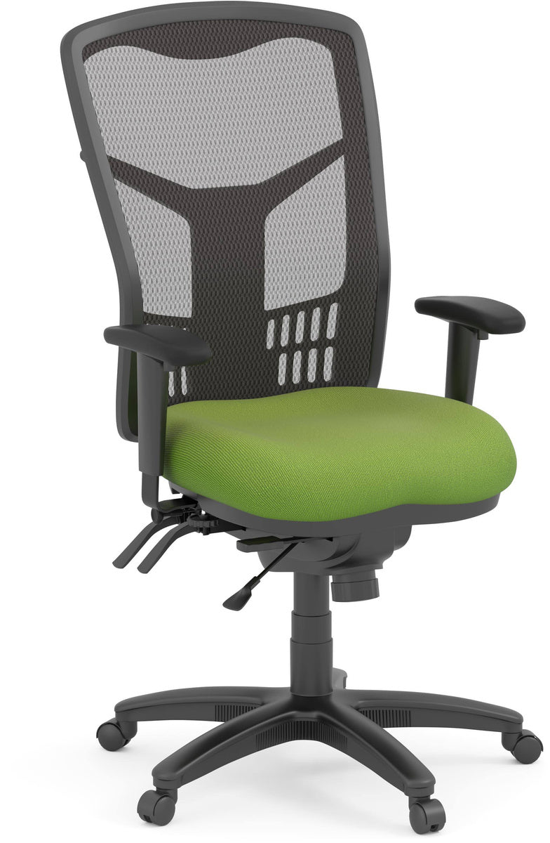 Fauteuil Exécutif à Dossier Haut – Maille Respirante, Ergonomie Longue Durée, Assise Mousse Moulée CoolFlow, Ajustements Personnalisés | Bureau L'Entrepot 