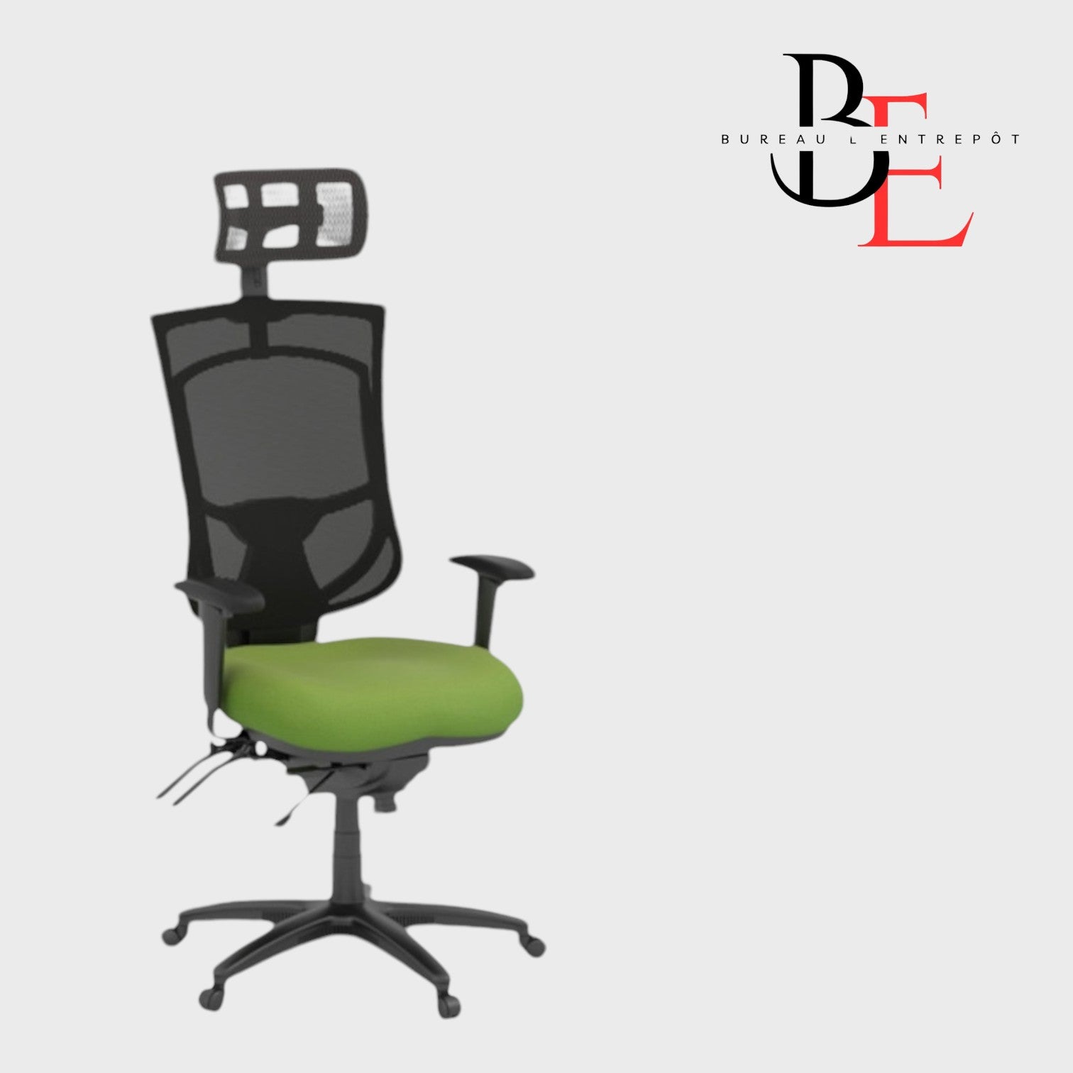 Fauteuil Exécutif à Dossier Haut – Soutien Ergonomique Durable, Mousse Moulée, Ajustements Multiples, Lombaire Rembourré | Bureau L'Entrepôt