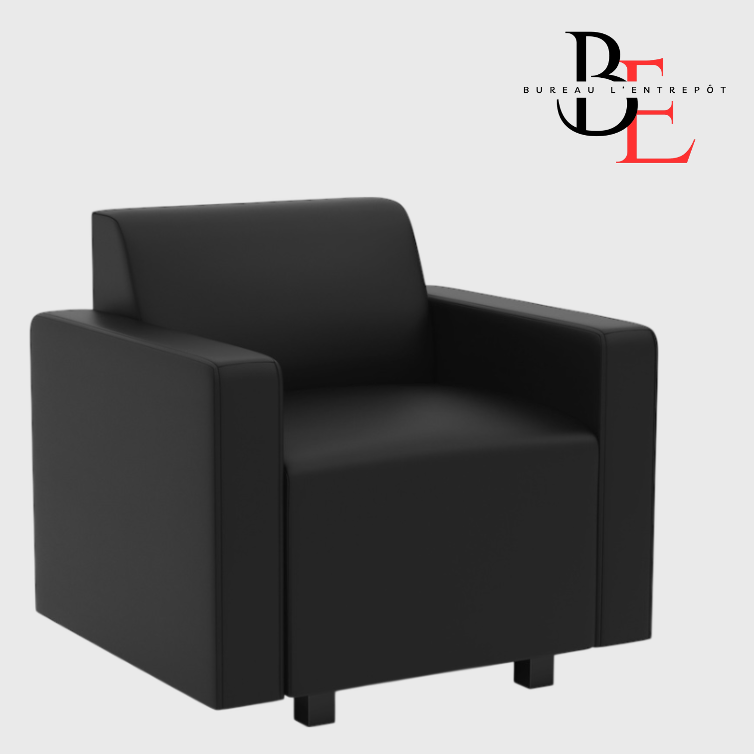 Fauteuil Modulaire – Cuir Synthétique Antimicrobien | Bureau L'Entrepôt