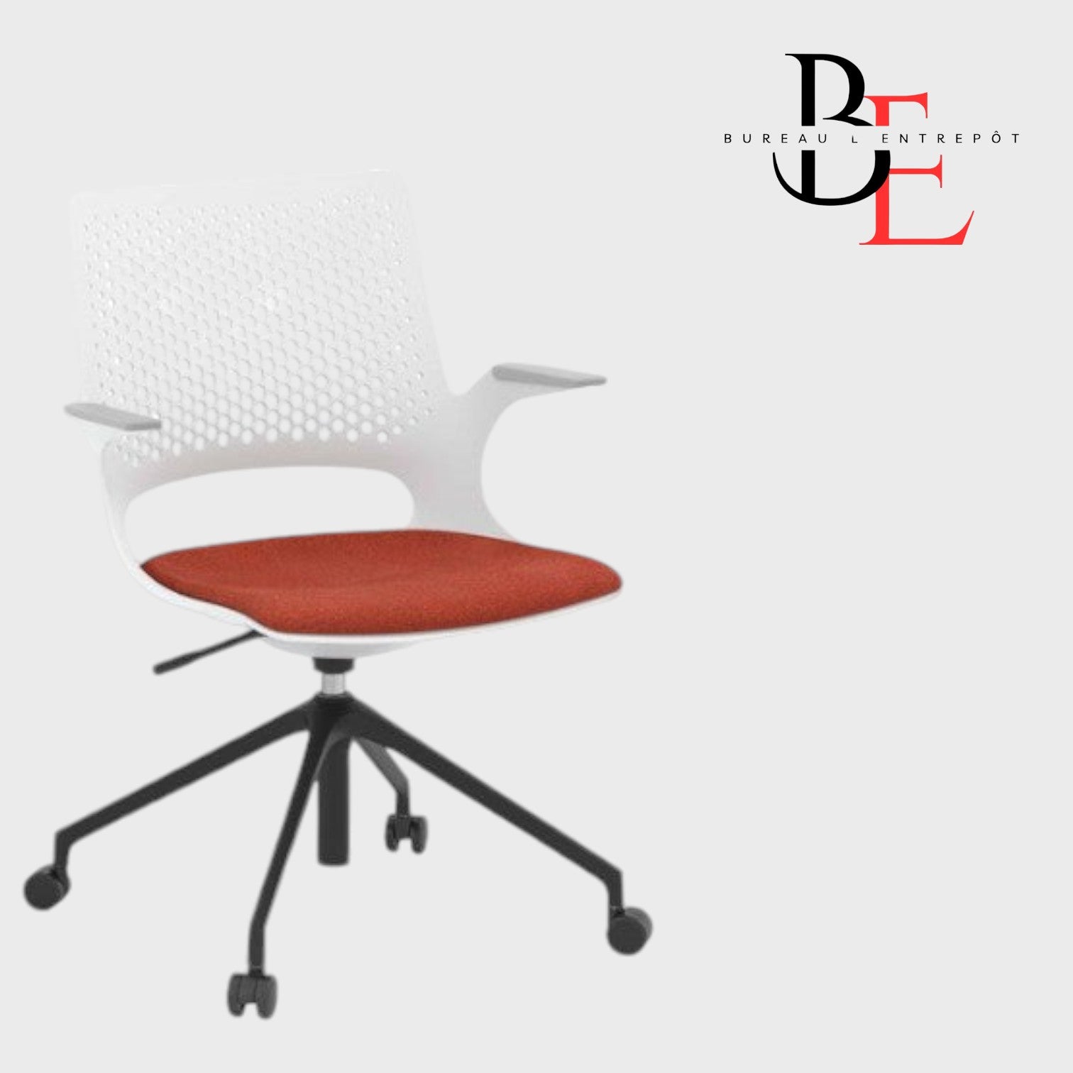 Fauteuil Multi-Usage, Base Aluminium Poli | Bureau L'Entrepôt