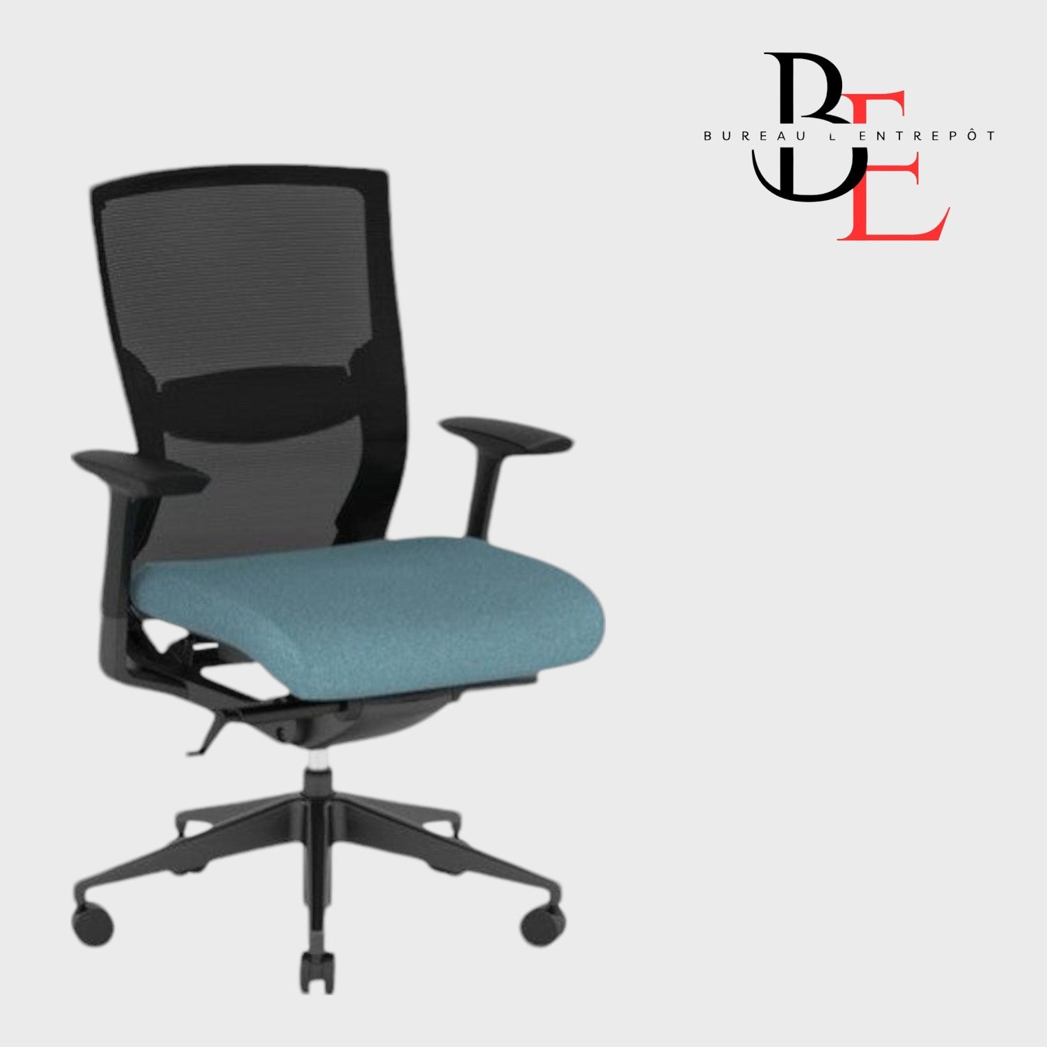 Fauteuil de Bureau – Mécanisme Synchro-Bascule Intégré, Bras 3D Ajustables | Bureau L'Entrepôt