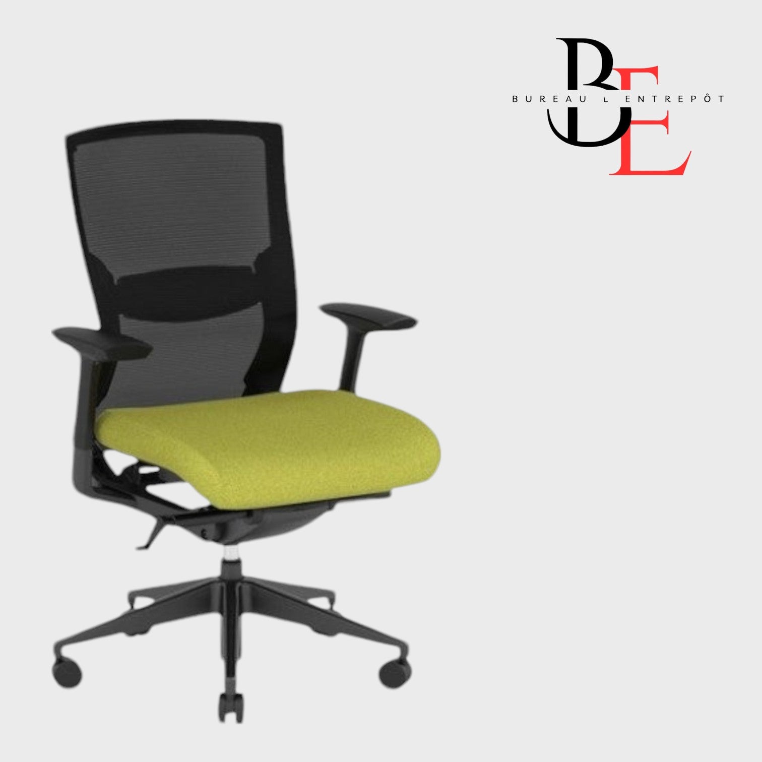 Fauteuil de Bureau – Mécanisme Synchro-Bascule Intégré, Bras 3D Ajustables | Bureau L'Entrepôt