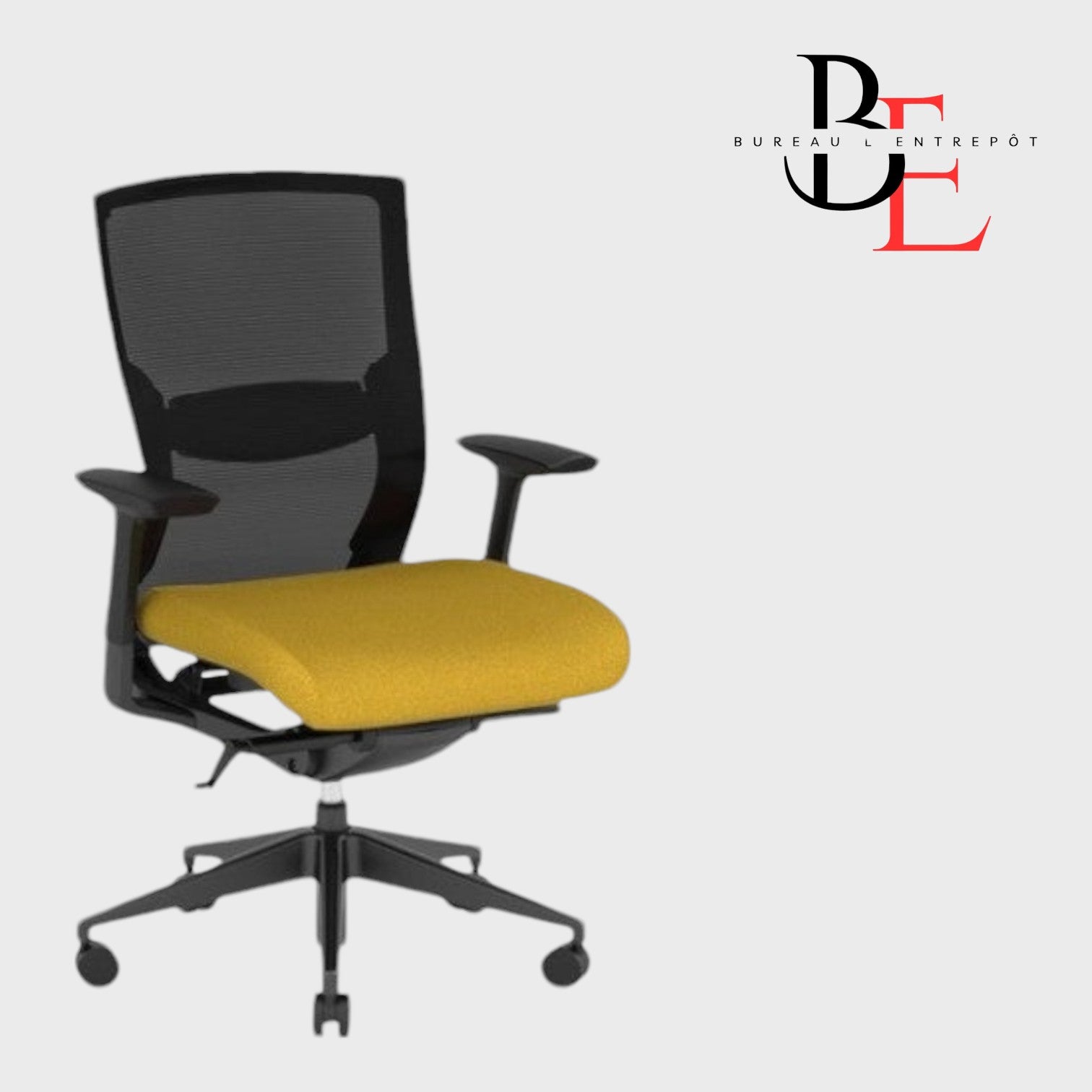 Fauteuil de Bureau – Mécanisme Synchro-Bascule Intégré, Bras 3D Ajustables | Bureau L'Entrepôt