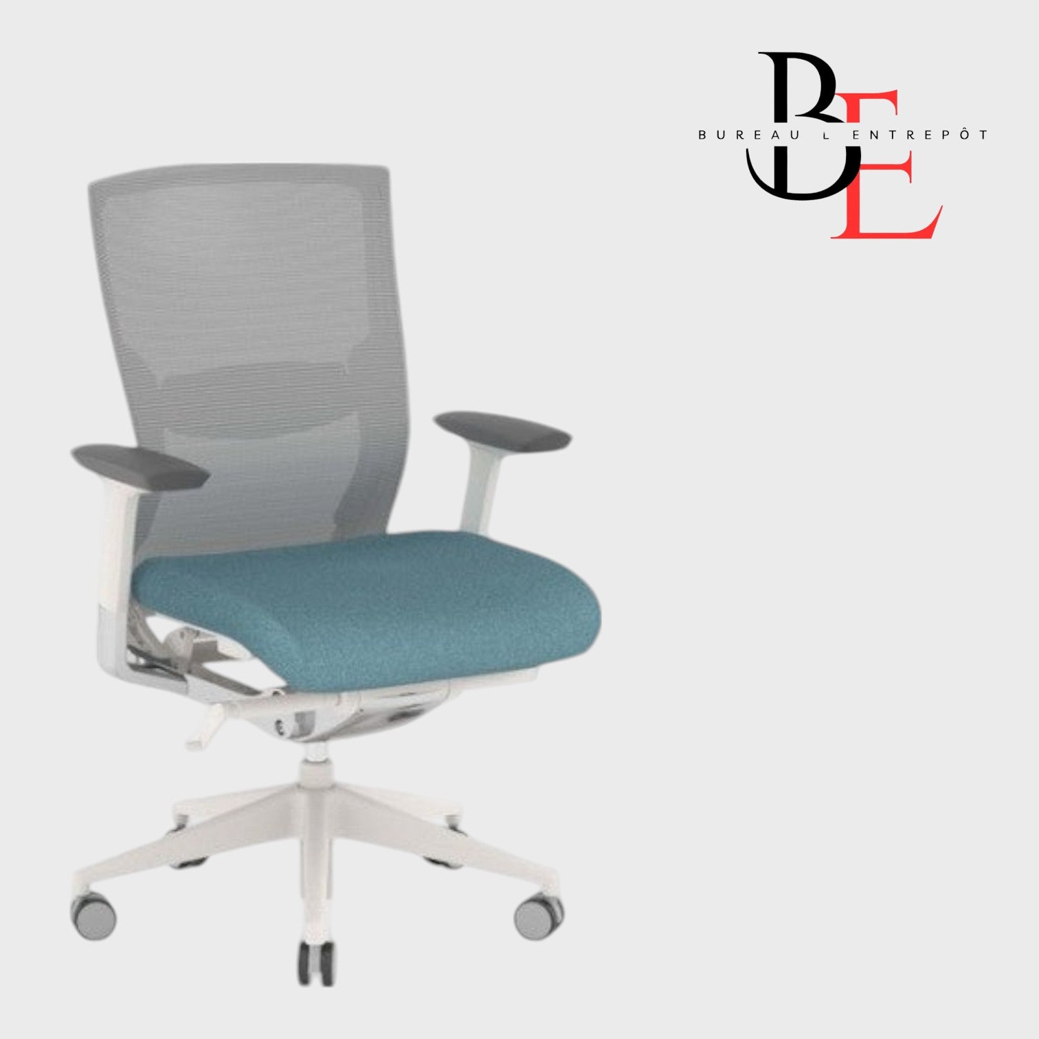  Fauteuil de Bureau – Mécanisme Synchro-Bascule Intégré, Contrôles Facilement Accessibles, Bras 3D Ajustables | Bureau L'Entrepôt