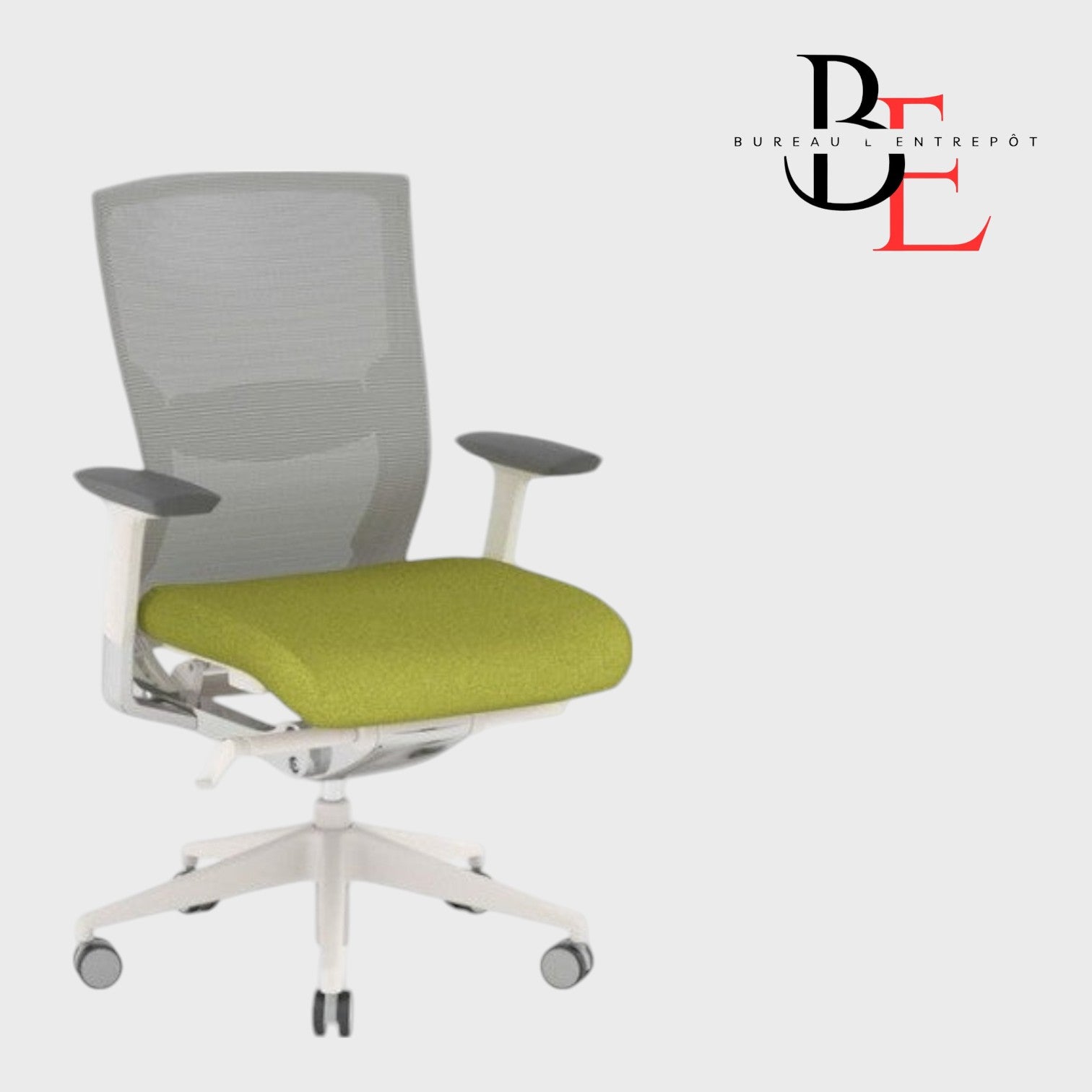  Fauteuil de Bureau – Mécanisme Synchro-Bascule Intégré, Contrôles Facilement Accessibles, Bras 3D Ajustables | Bureau L'Entrepôt