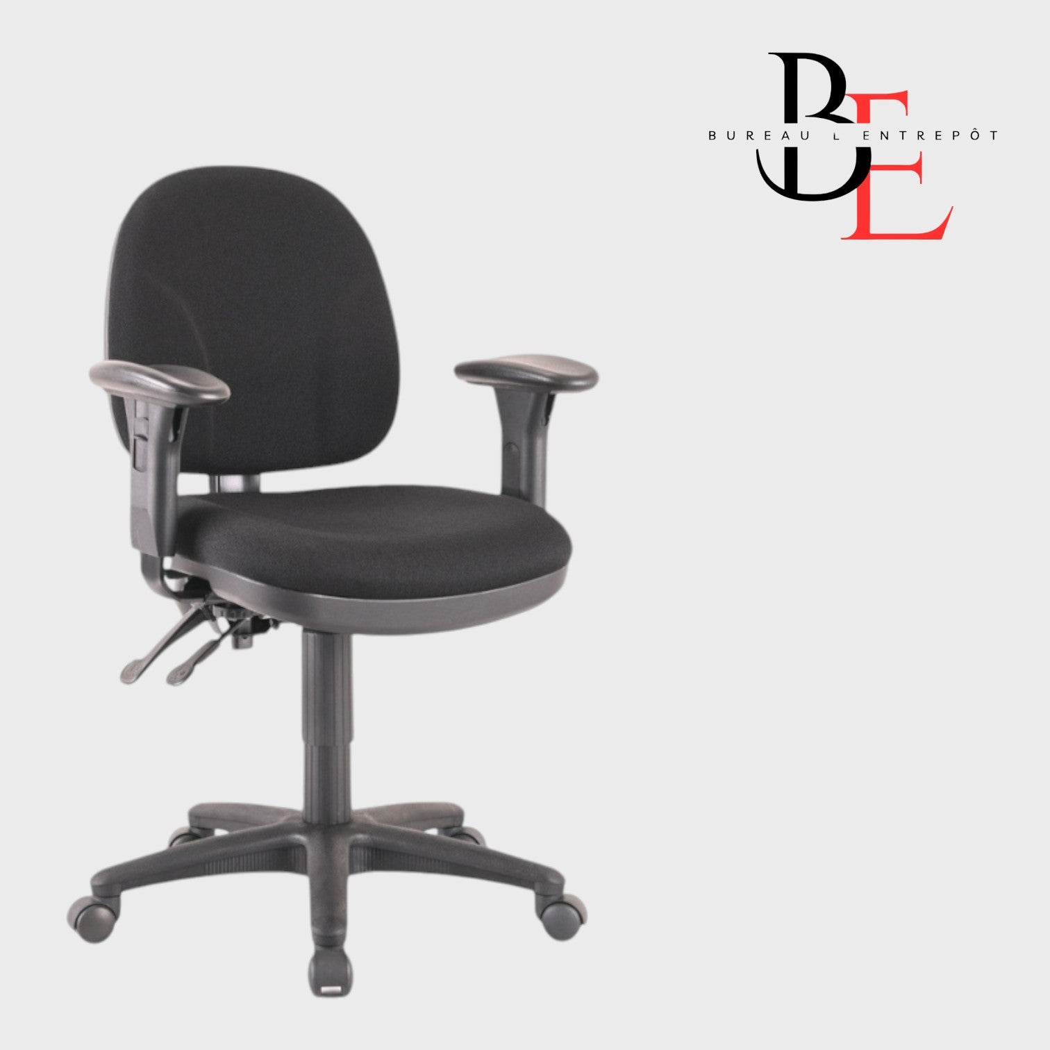 Fauteuil de Bureau –  Mousse Moulée Contours, Ajustements Dos et Assise, Soutien Constant | Bureau L'Entrepôt