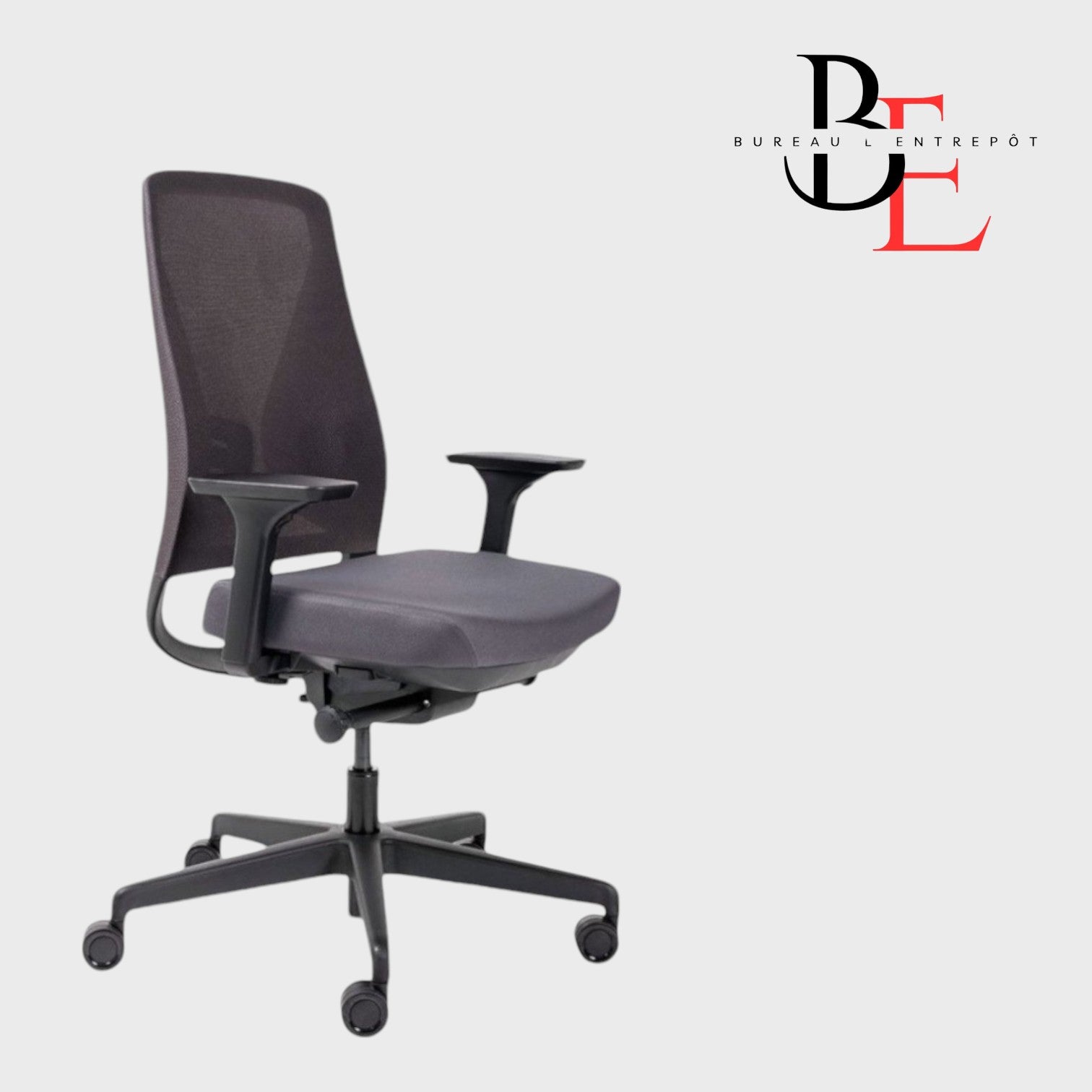 Fauteuil de Bureau Écologique – Plastique 100% Recyclé, Ergonomie Synchro-Bascule, Ajustements Lombaires et Bras | Bureau L'Entrepôt
