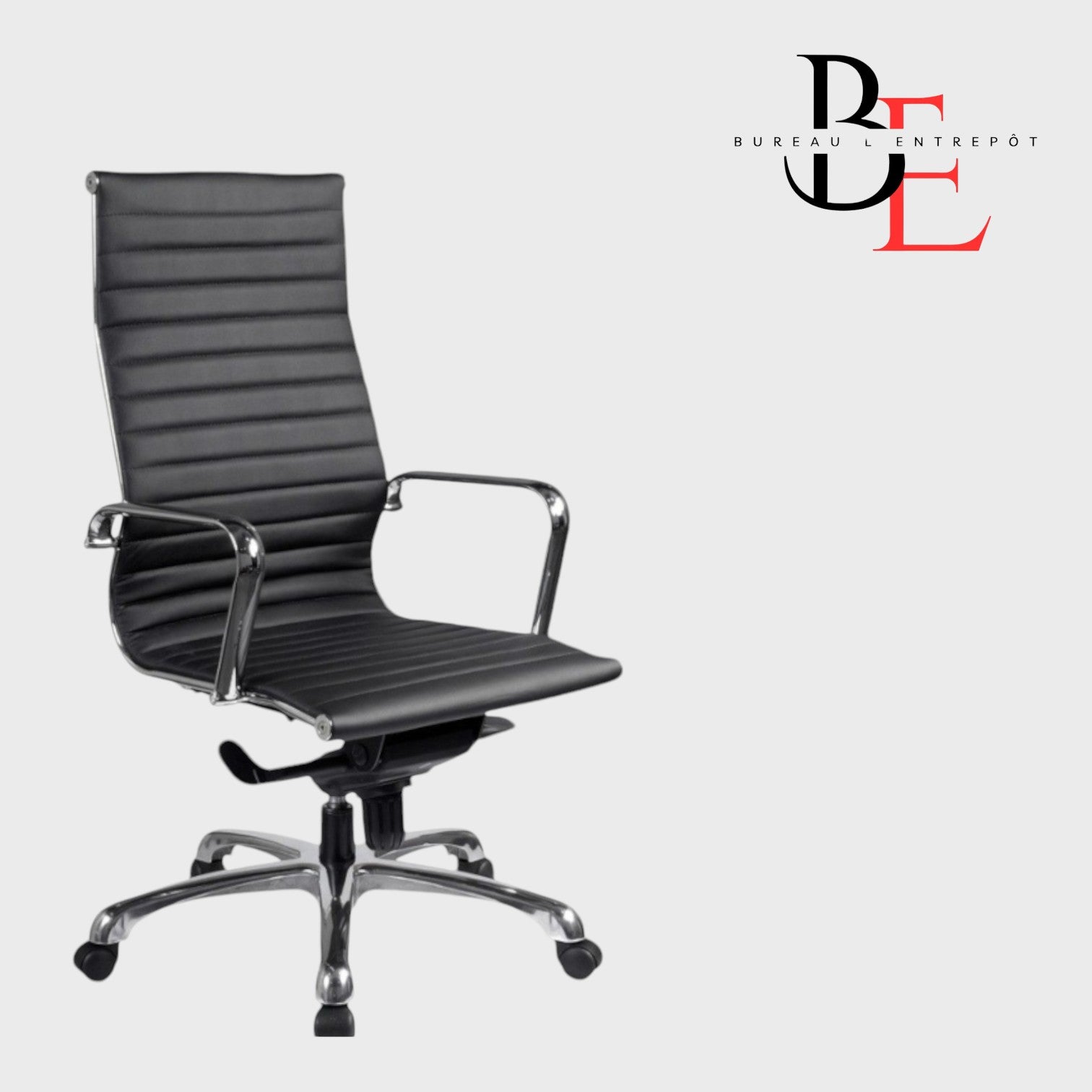 Fauteuil de Direction à Dossier Haut, Bascule Verrouillable, Pivotement 360° | Bureau L'Entrepôt