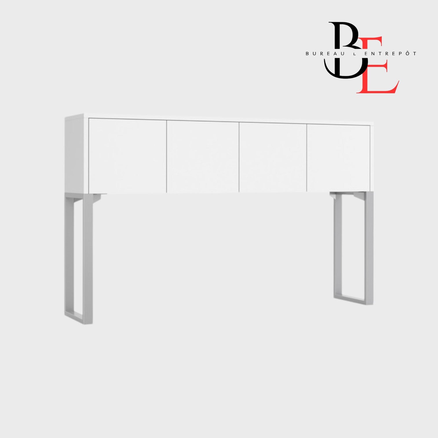 Huche Rangement Fermé 4 Portes | Bureau L'Entrepôt