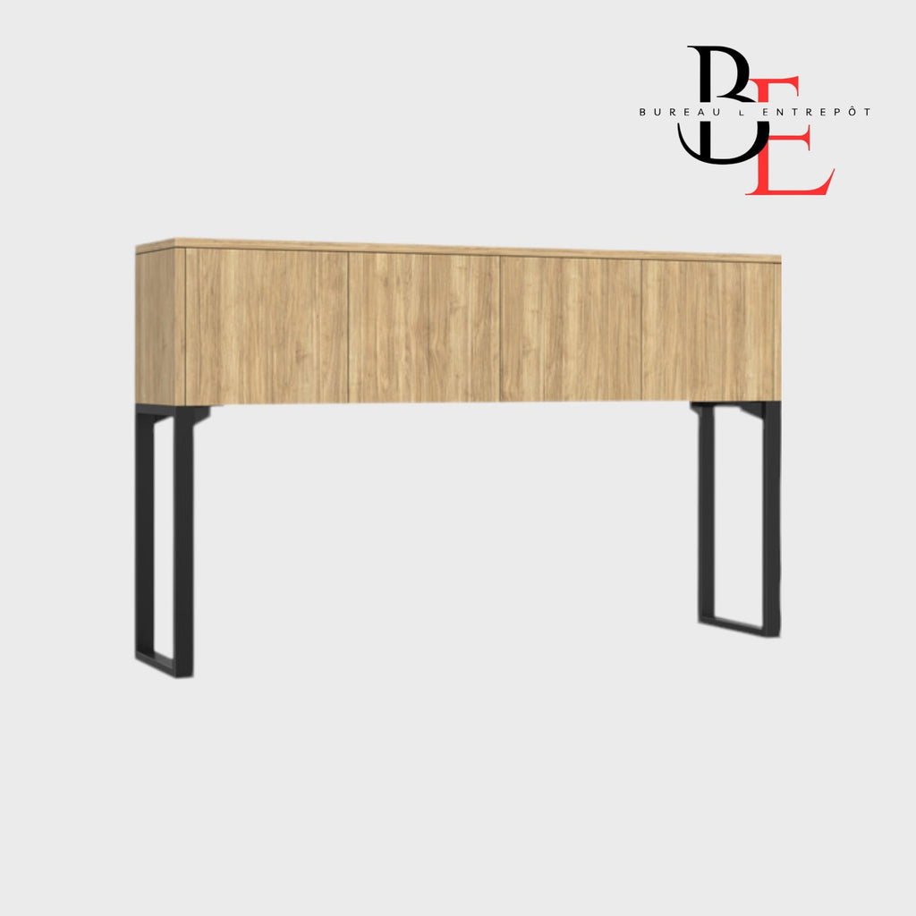 Huche Rangement Fermé 4 Portes | Bureau L'Entrepôt