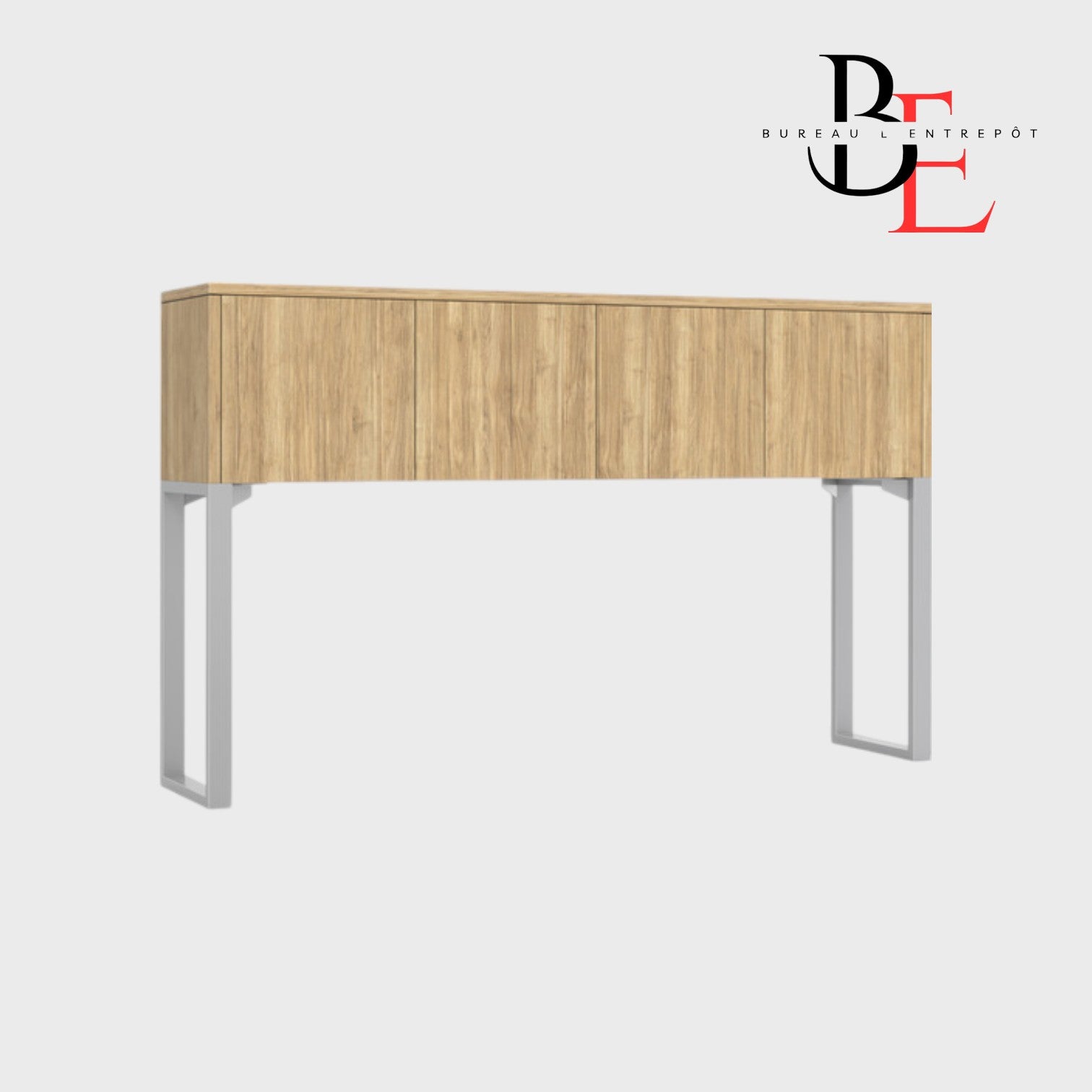 Huche Rangement Fermé 4 Portes | Bureau L'Entrepôt
