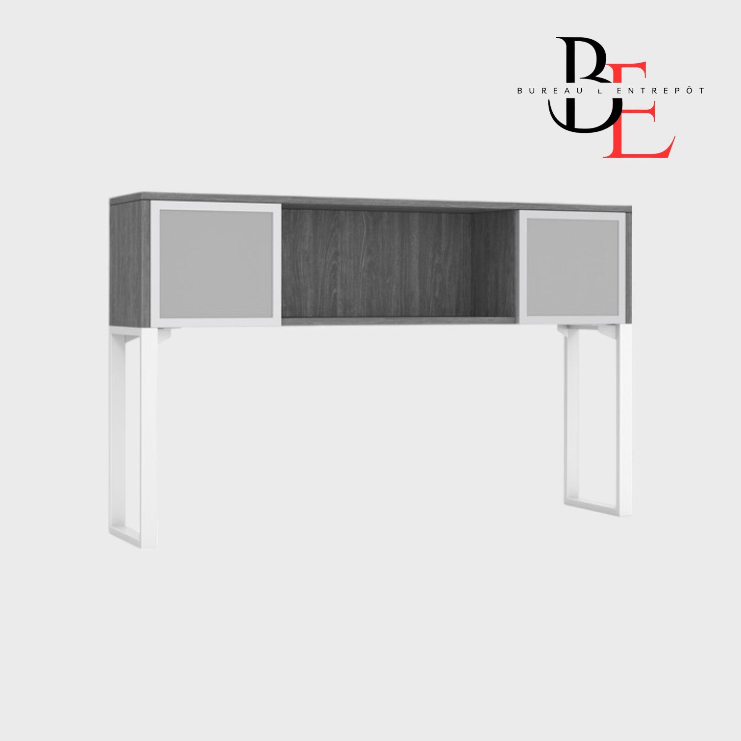 Huche avec Portes (Laminé/Verre) | Bureau L'Entrepôt