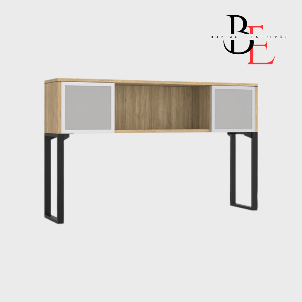 Huche avec Portes (Laminé/Verre) | Bureau L'Entrepôt