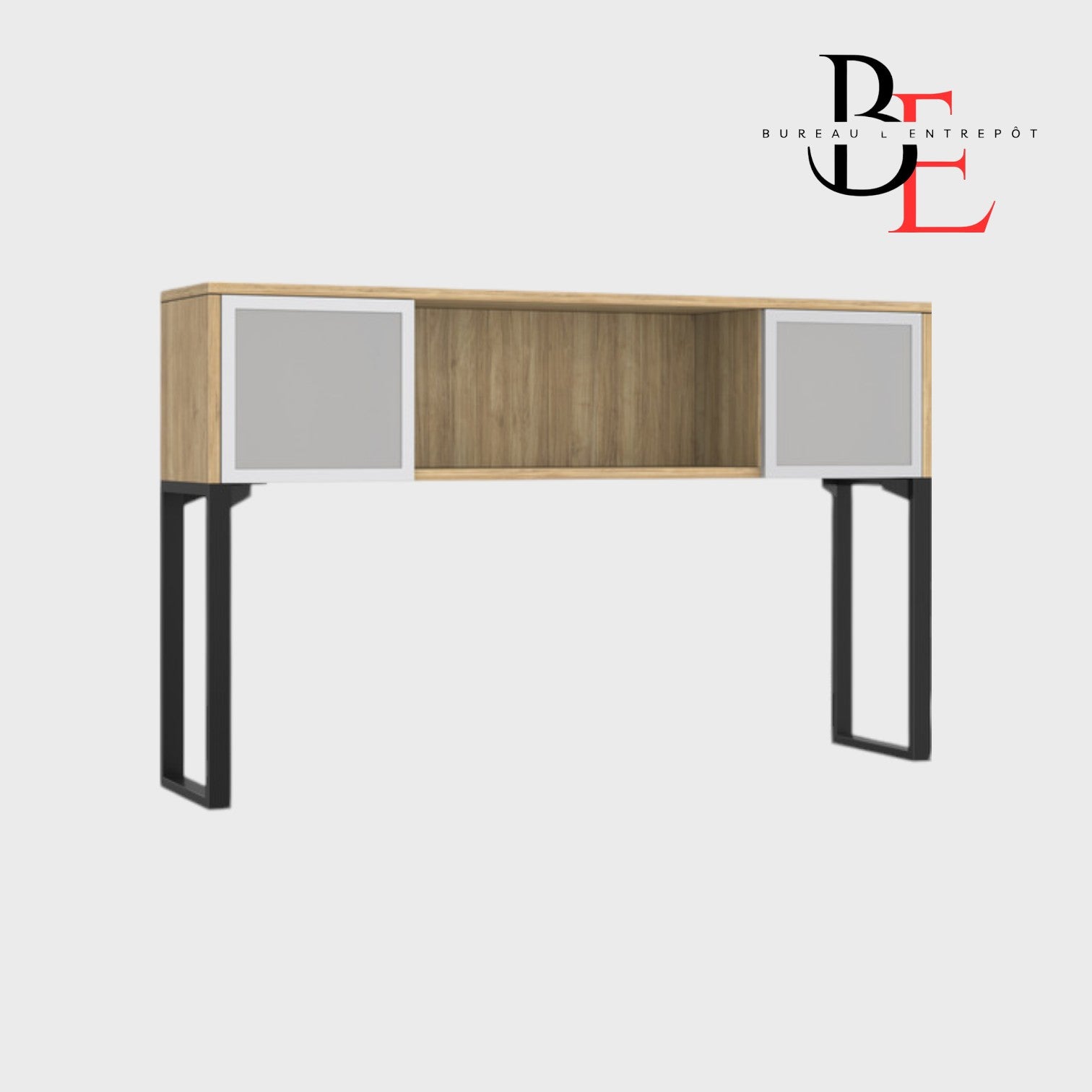 Huche avec Portes (Laminé/Verre) | Bureau L'Entrepôt