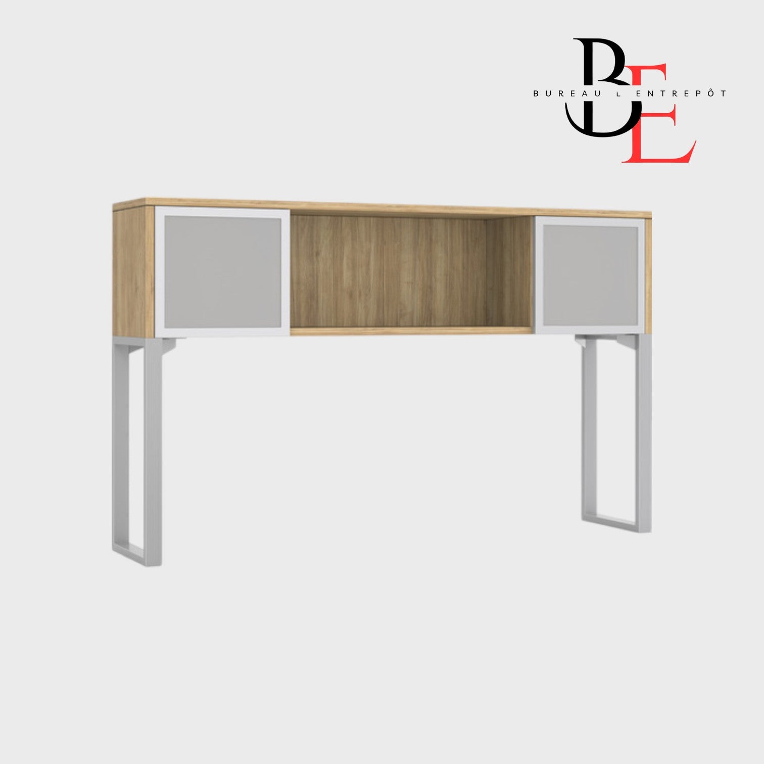 Huche avec Portes (Laminé/Verre) | Bureau L'Entrepôt