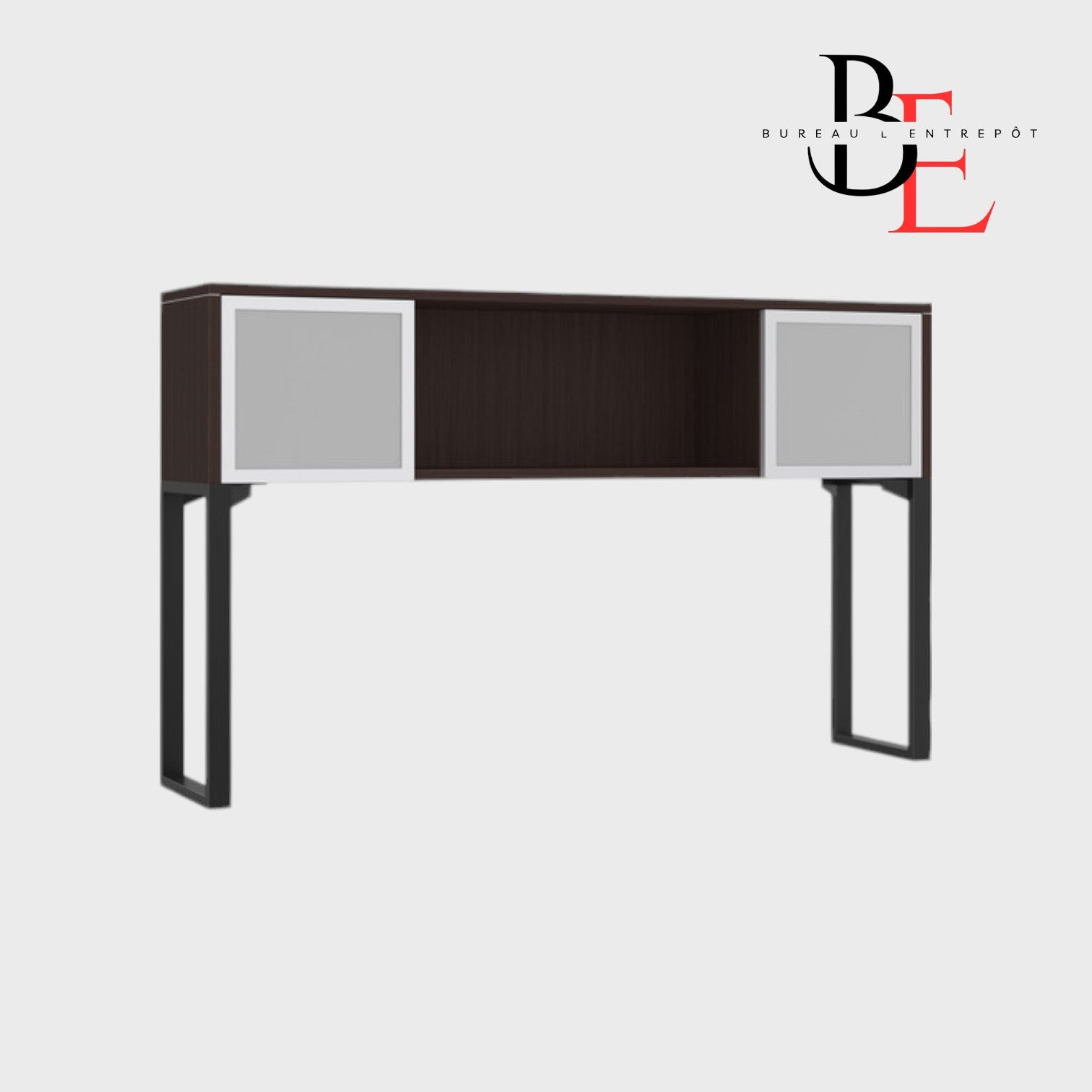 Huche avec Portes (Laminé/Verre) | Bureau L'Entrepôt