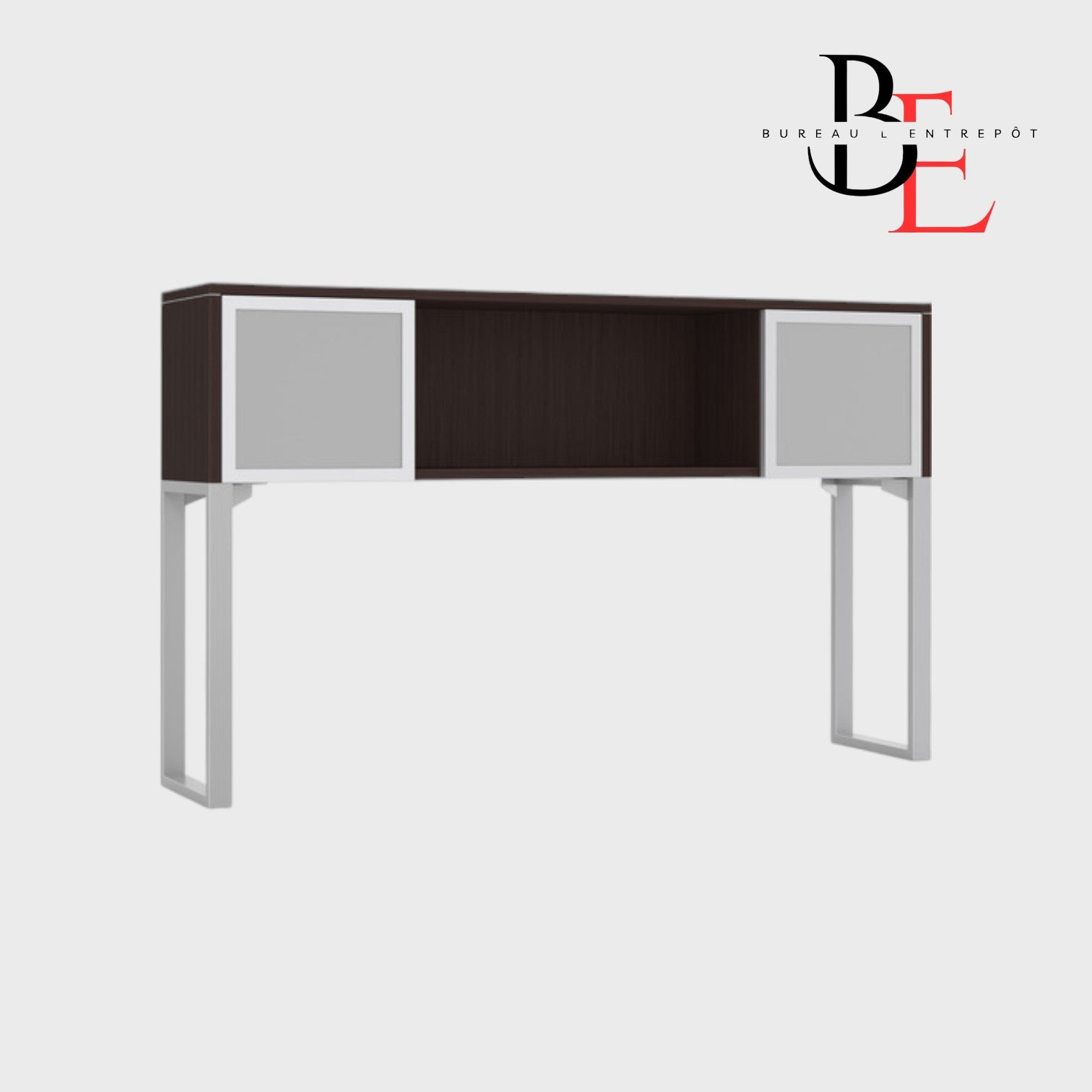 Huche avec Portes (Laminé/Verre) | Bureau L'Entrepôt