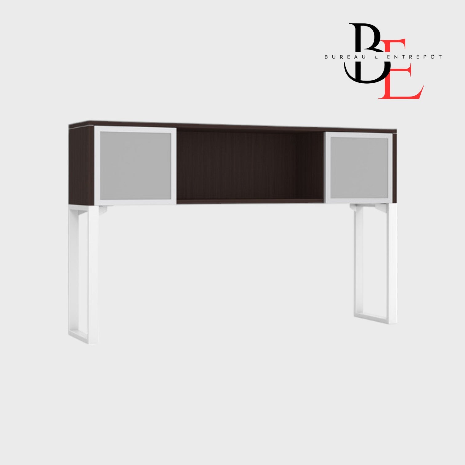 Huche avec Portes (Laminé/Verre) | Bureau L'Entrepôt