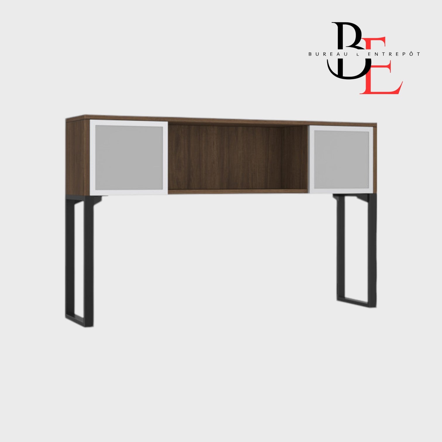 Huche avec Portes (Laminé/Verre) | Bureau L'Entrepôt