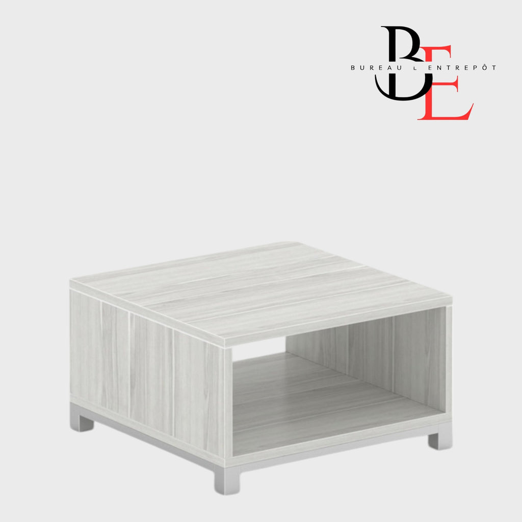 Table Basse Carrée avec Rangement | Bureau L'Entrepôt