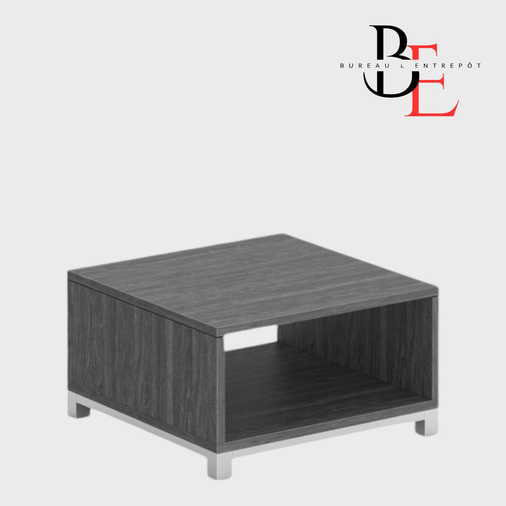 Table Basse Carrée avec Rangement | Bureau L'Entrepôt