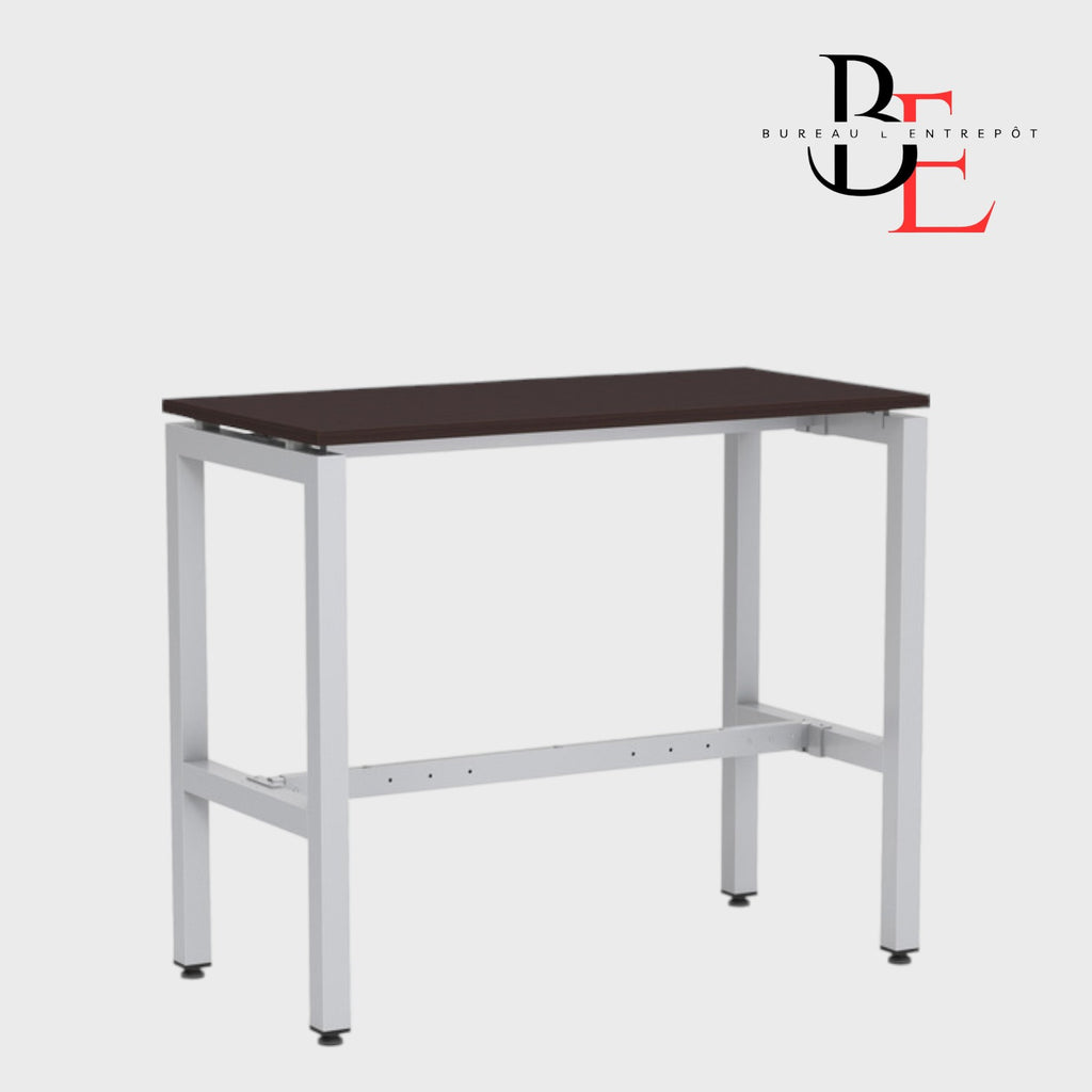 Table Haute de Réunion – Cadre Métal  | Bureau L'Entrepôt
