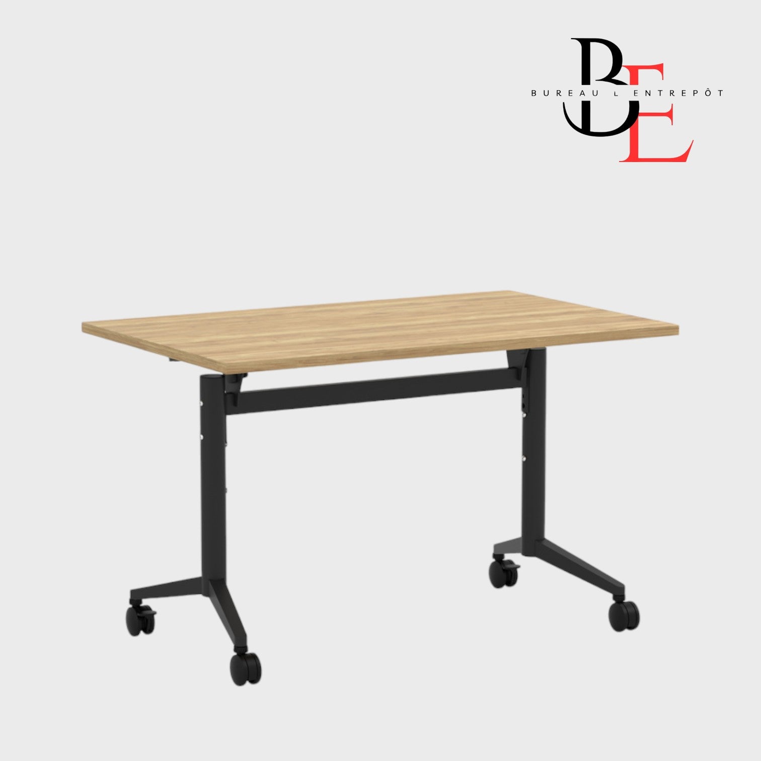 Table Modulable Pliante sur Roulettes | Bureau L'Entrepôt