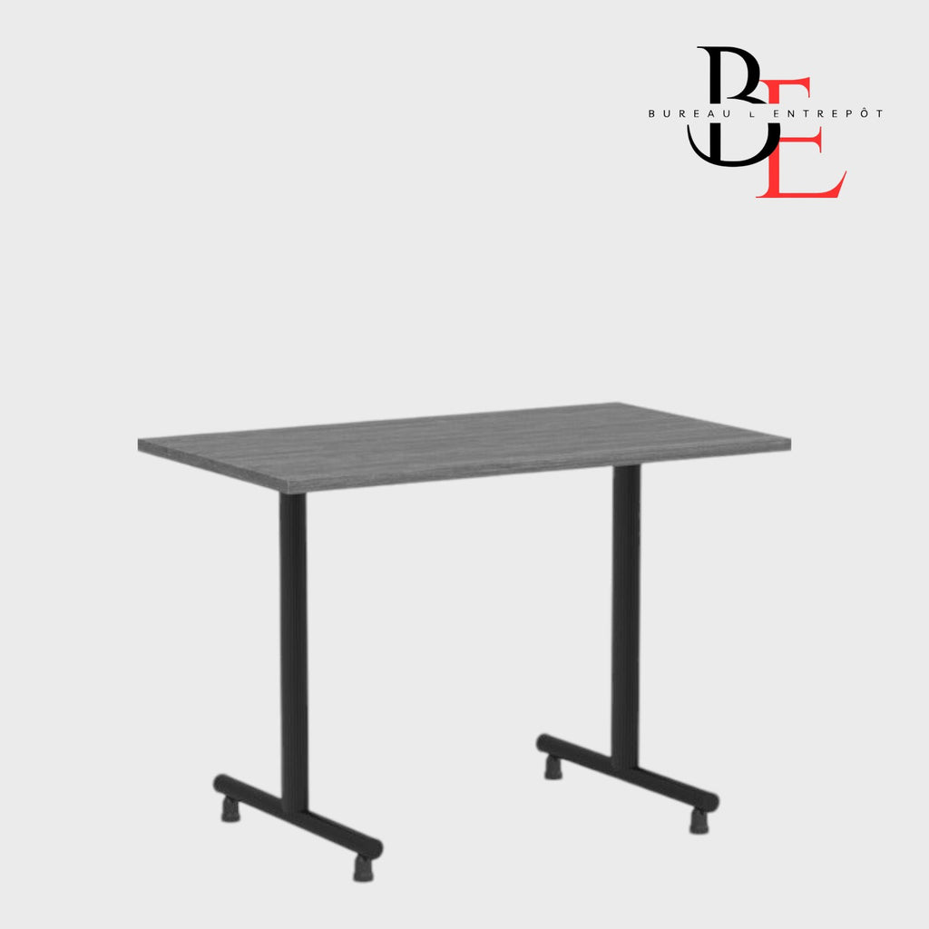 Table Modulaire Rectangulaire – Bases en T | Bureau L'Entrepôt