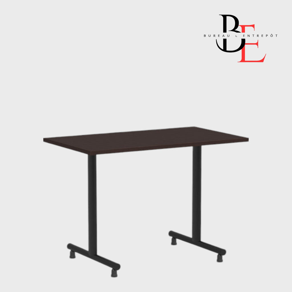 Table Modulaire Rectangulaire – Bases en T | Bureau L'Entrepôt