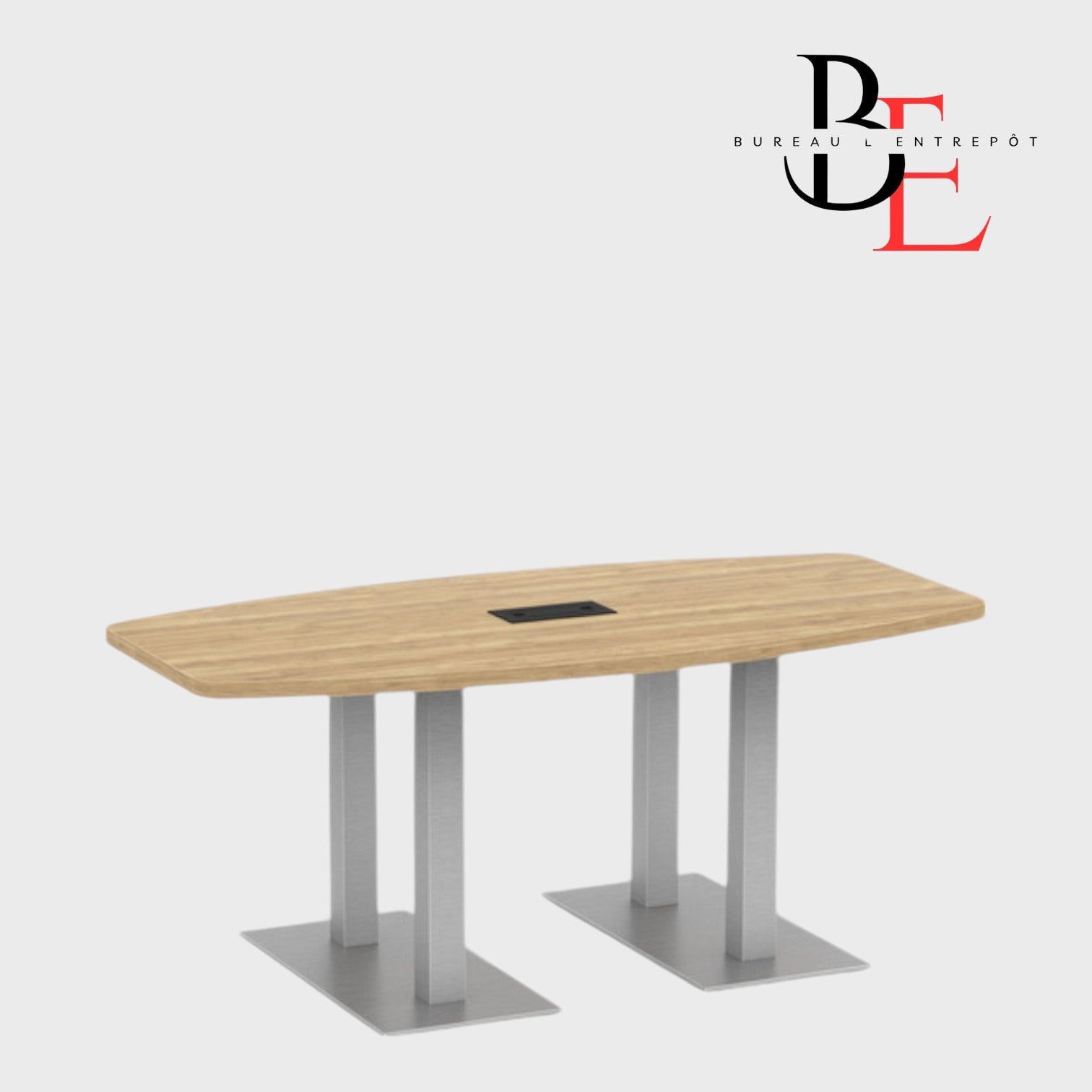 Table de Conférence Forme Bateau - | Bureau L'Entrepôt