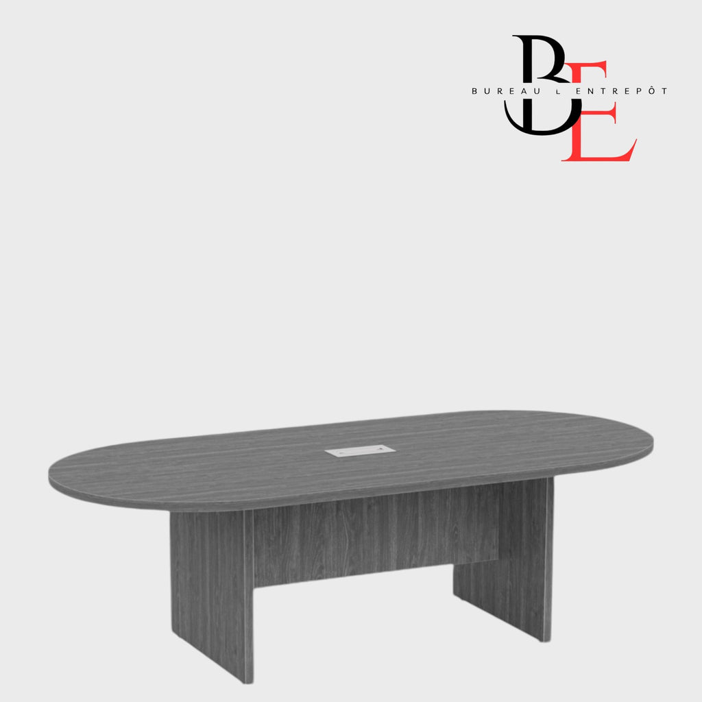 Table de Conférence Ovale Classique – Bases Panneau | Bureau L'Entrepôt