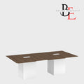 Table de Conférence Rectangulaire – Bases Cube | Bureau L'Entrepôt