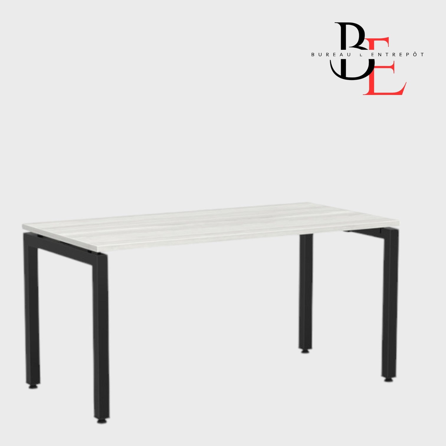 Table de Travail sur Pieds Métalliques | Bureau L'Entrepôt 