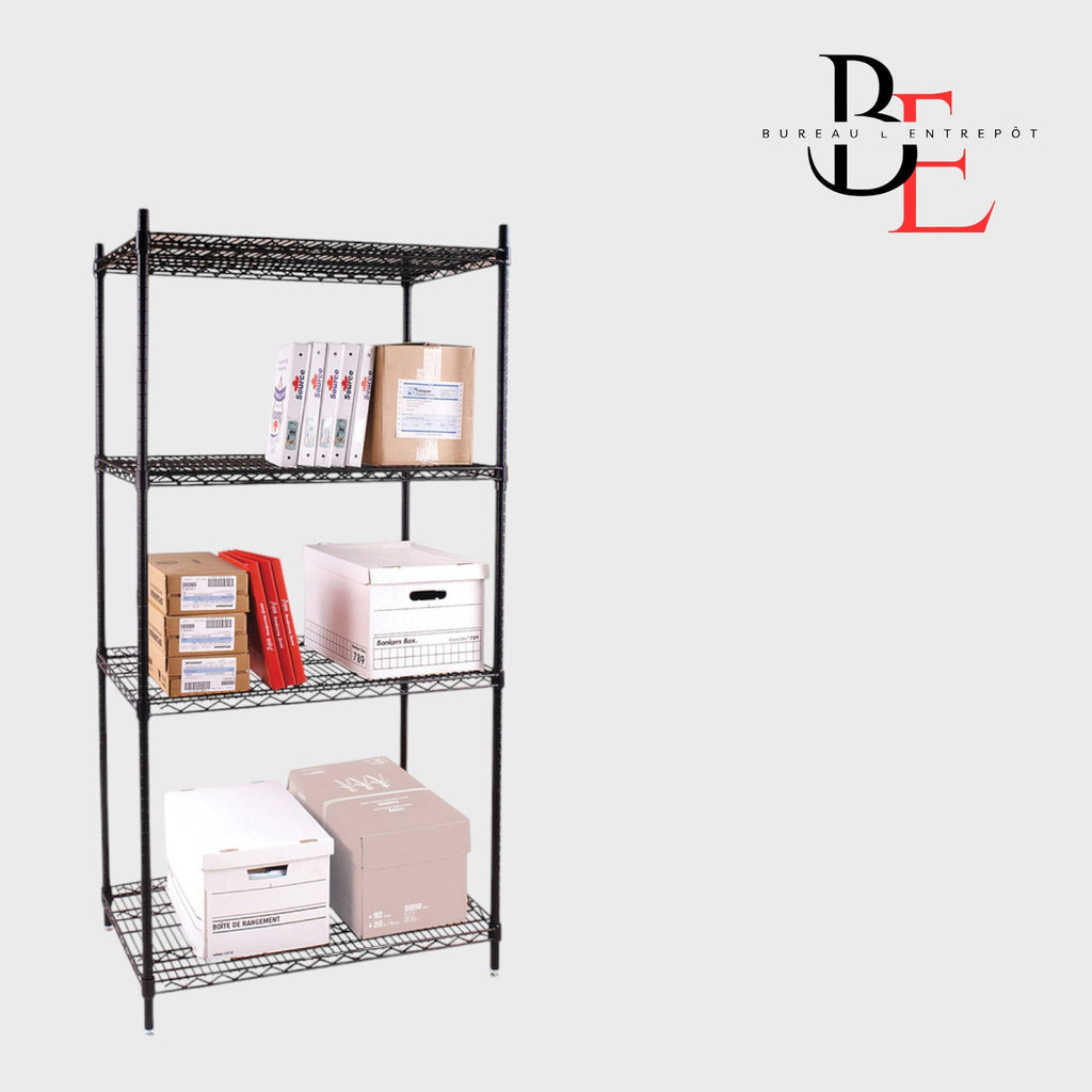 Étagère de Rangement Métallique | Bureau L'Entrepôt