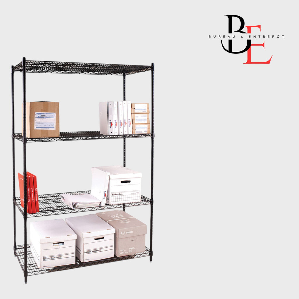 Étagère de Rangement Métallique | Bureau L'Entrepôt